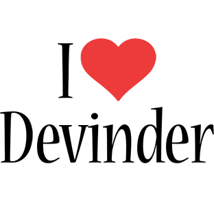 Devinder i-love logo