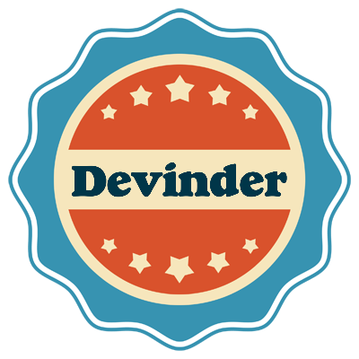 Devinder labels logo