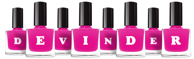 Devinder nails logo