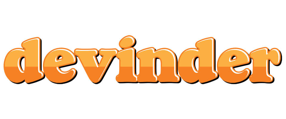 Devinder orange logo