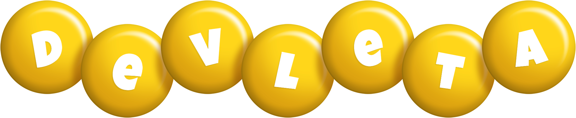 Devleta candy-yellow logo