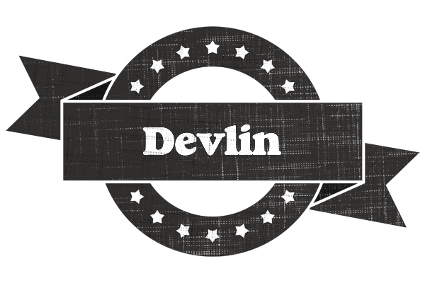 Devlin grunge logo