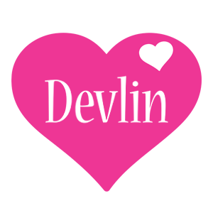 Devlin love-heart logo