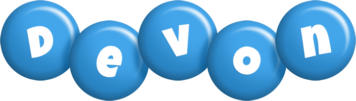 Devon candy-blue logo
