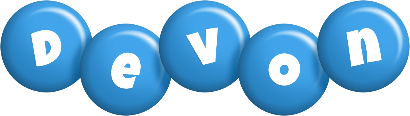 Devon candy-blue logo