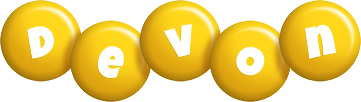 Devon candy-yellow logo