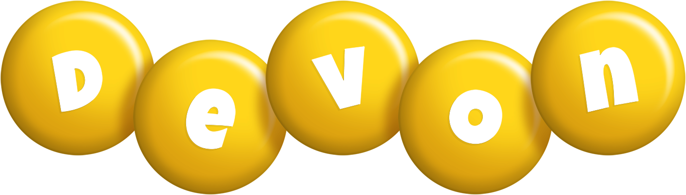 Devon candy-yellow logo