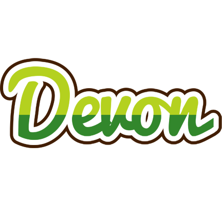 Devon golfing logo