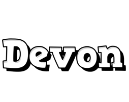 Devon snowing logo