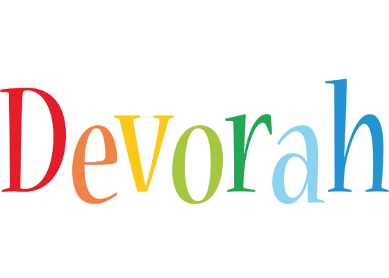 Devorah birthday logo