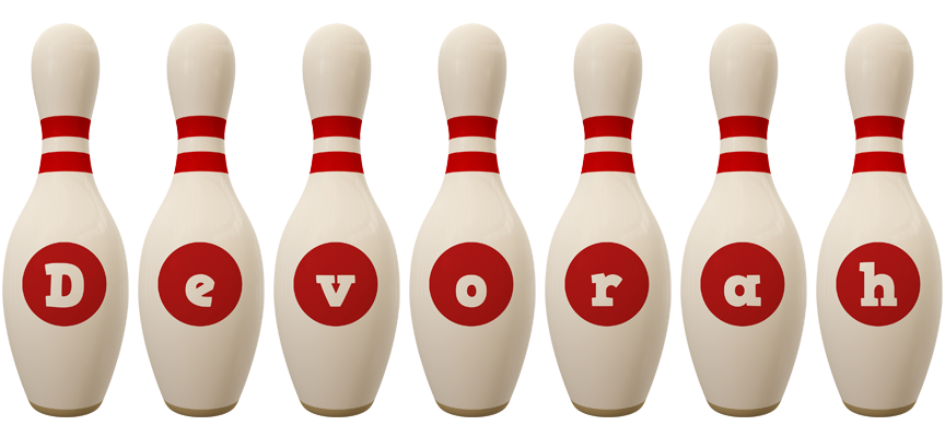 Devorah bowling-pin logo