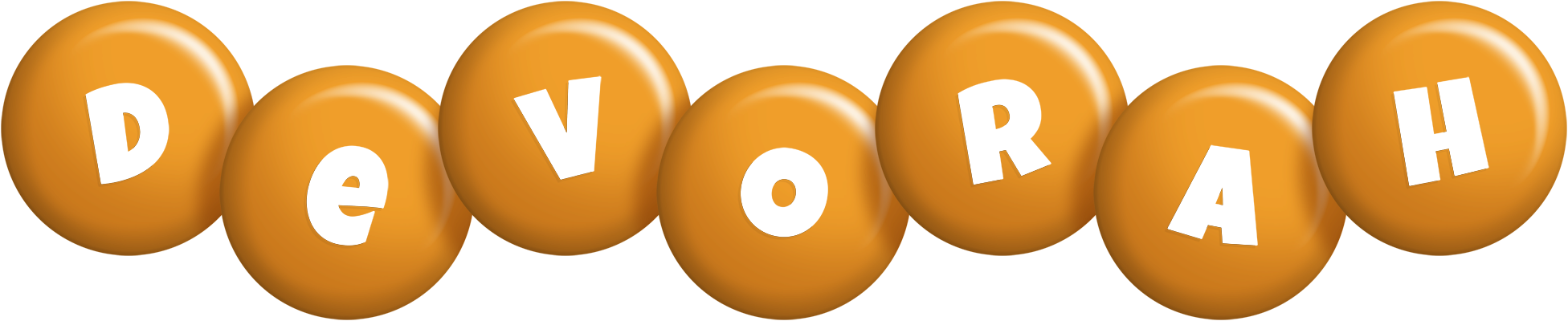 Devorah candy-orange logo