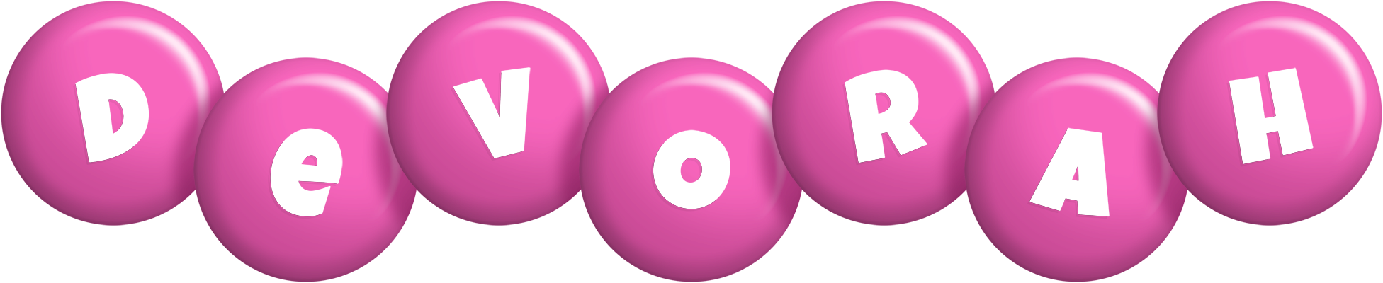 Devorah candy-pink logo