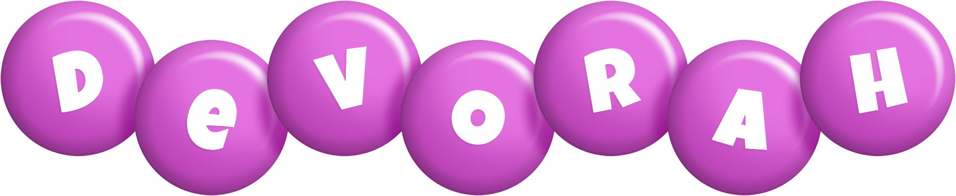 Devorah candy-purple logo