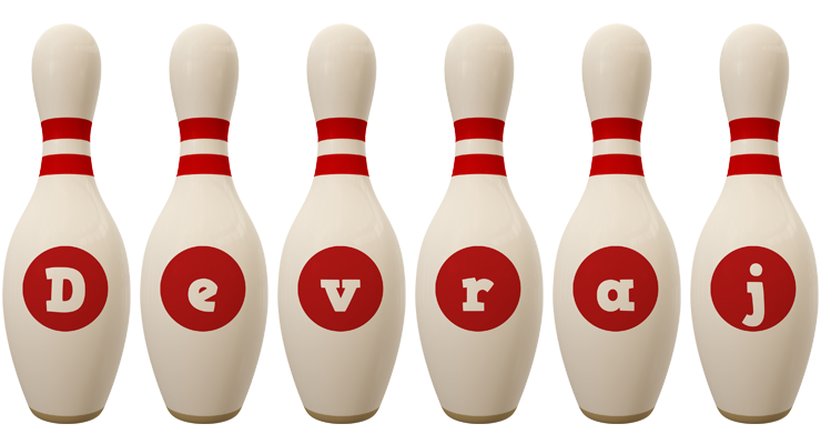Devraj bowling-pin logo