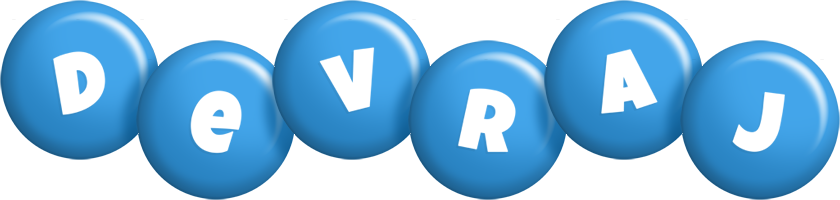 Devraj candy-blue logo