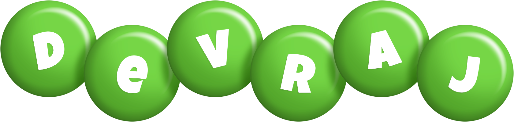 Devraj candy-green logo