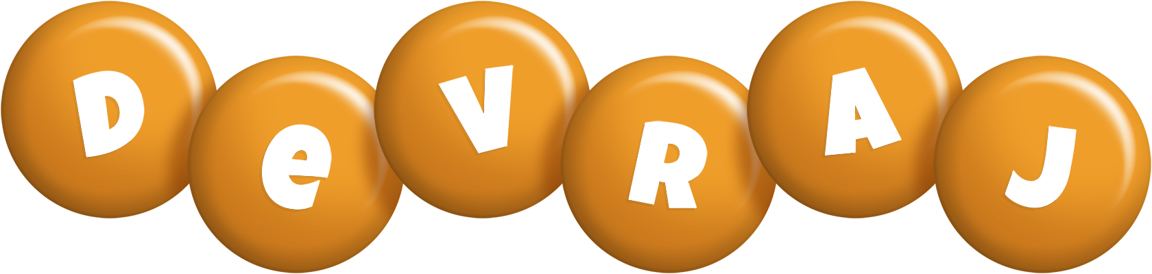 Devraj candy-orange logo