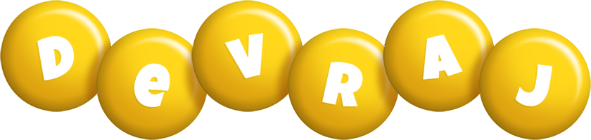 Devraj candy-yellow logo