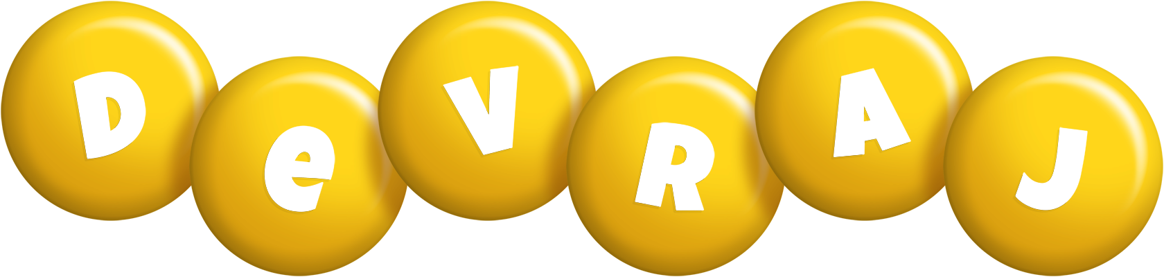 Devraj candy-yellow logo