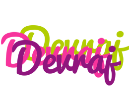 Devraj flowers logo