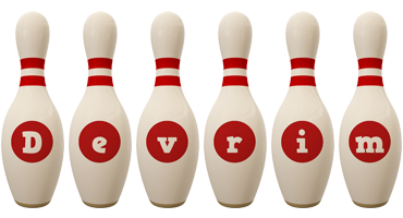 Devrim bowling-pin logo