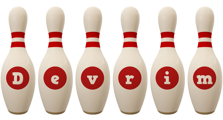 Devrim bowling-pin logo