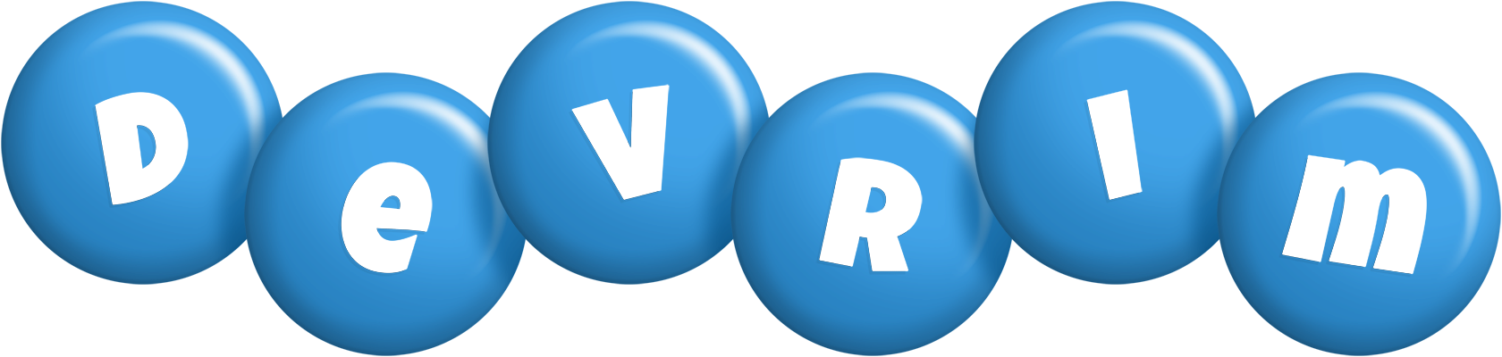 Devrim candy-blue logo