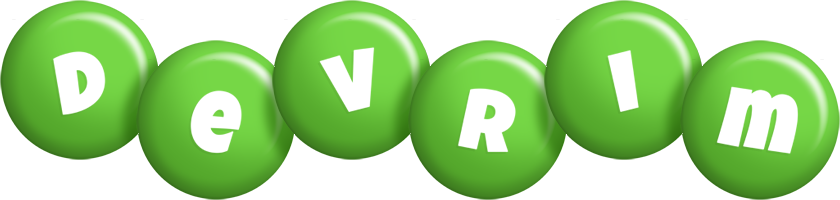 Devrim candy-green logo