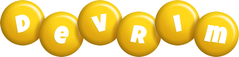 Devrim candy-yellow logo