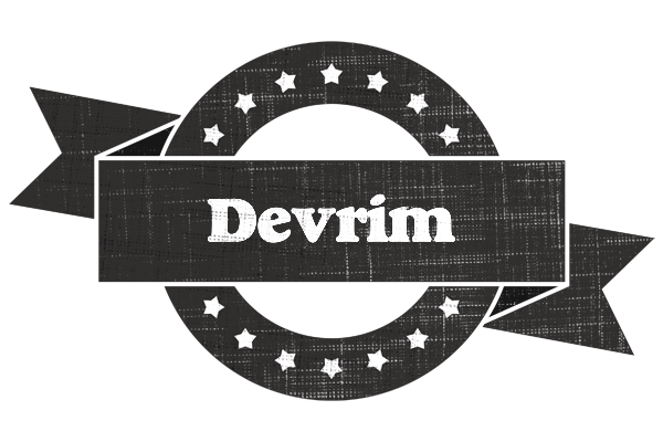 Devrim grunge logo