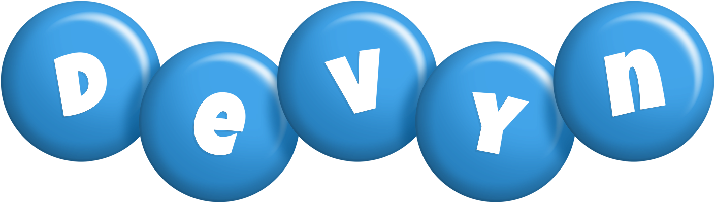 Devyn candy-blue logo