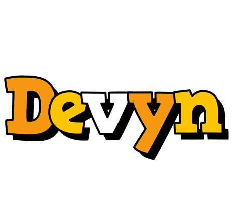Devyn cartoon logo