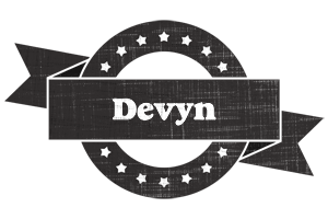 Devyn grunge logo