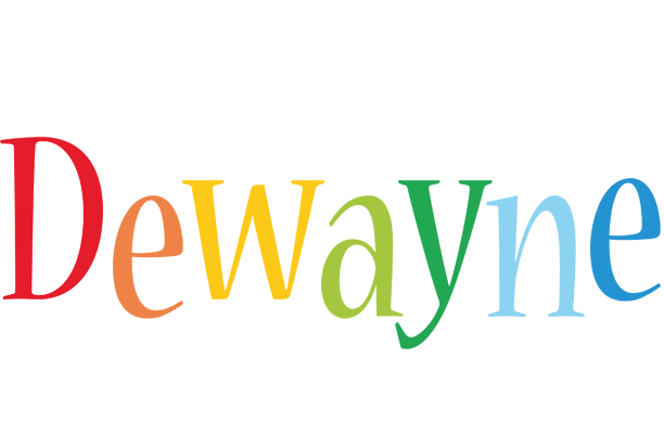 Dewayne birthday logo