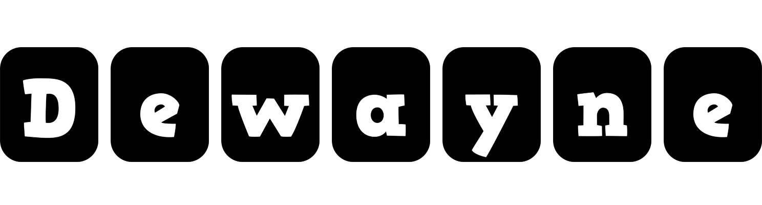 Dewayne box logo