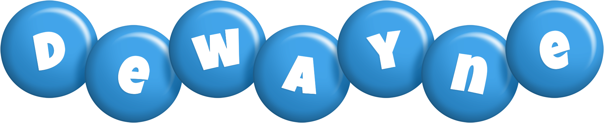 Dewayne candy-blue logo