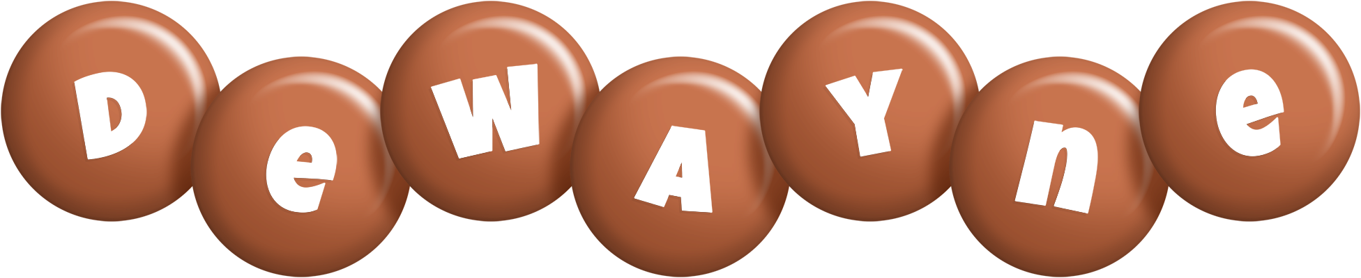 Dewayne candy-brown logo