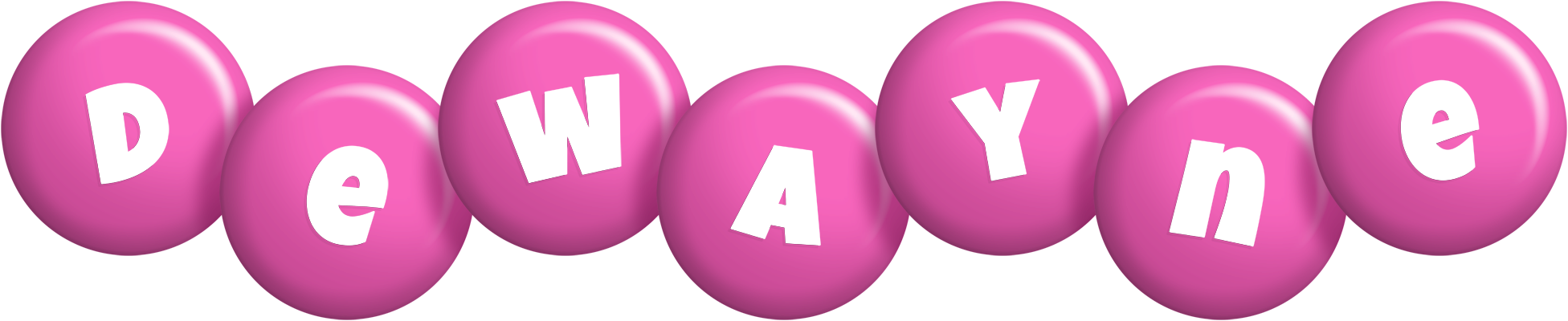 Dewayne candy-pink logo