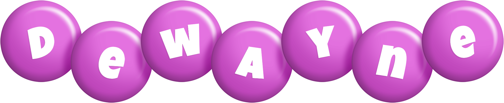 Dewayne candy-purple logo