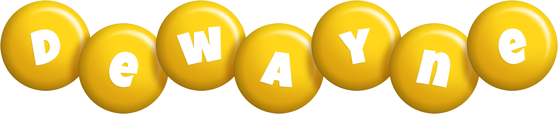 Dewayne candy-yellow logo