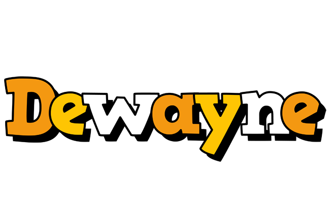 Dewayne cartoon logo