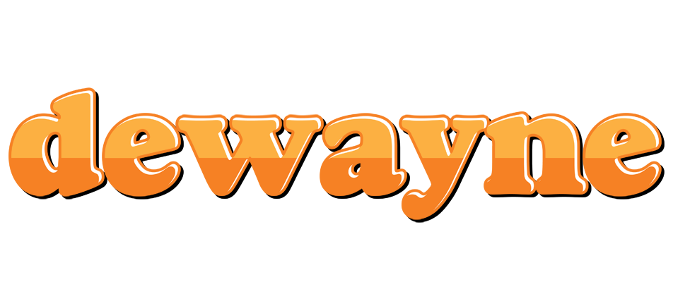 Dewayne orange logo