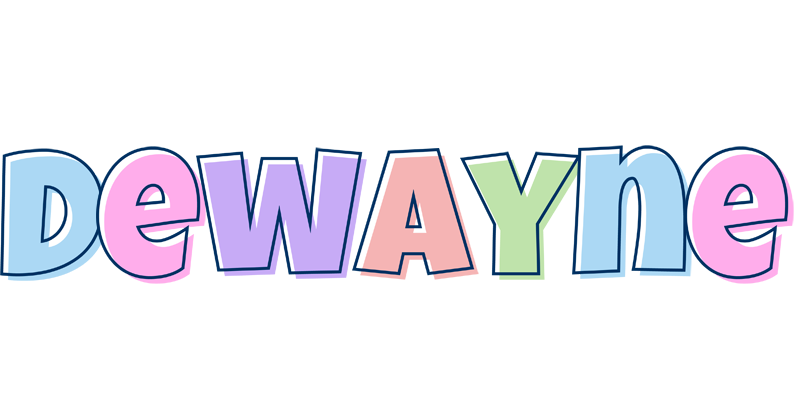 Dewayne pastel logo