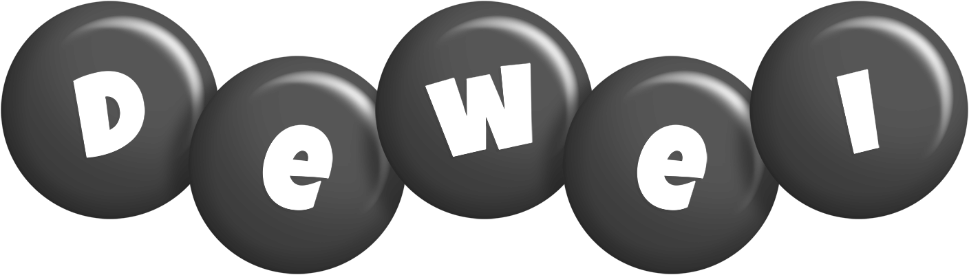 Dewei candy-black logo