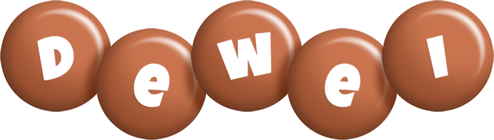 Dewei candy-brown logo