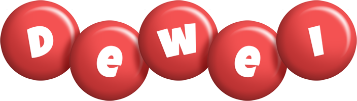 Dewei candy-red logo