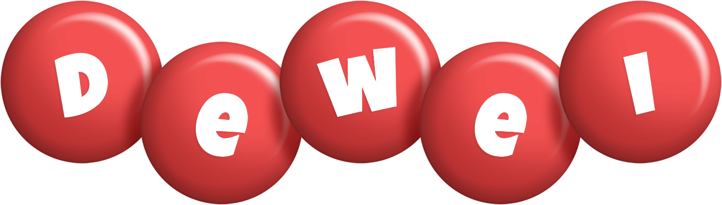 Dewei candy-red logo