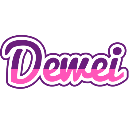 Dewei cheerful logo