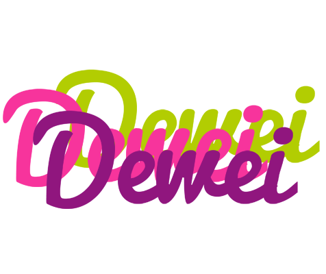 Dewei flowers logo